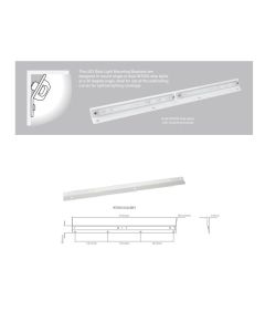 INT250-DUAL KIT LAMP INT. LED KIT DUAL W/ BRACKET 510mm